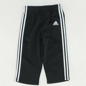 ADIDAS black and white stripe pants Sz 18mo